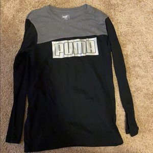 Puma black and grey shirt